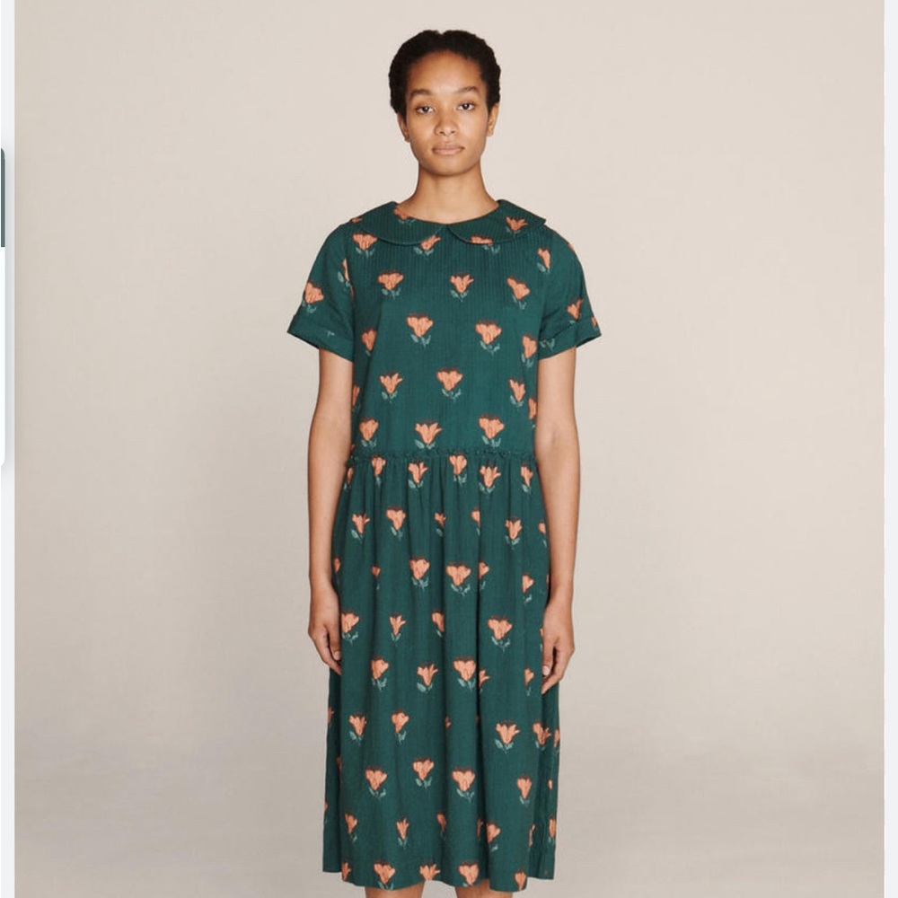 You must create green seersucker Percy dress